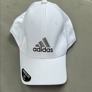 Adidas White Mesh Cap with Black Logo